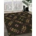 thumbnail image 2 of Ahgly Company Indoor Square Patterned Night Black Area Rugs, 6' Square, 2 of 6