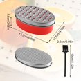 thumbnail image 2 of TORUBIA Cheese Grater Grater Lemon with Food Storage Container & Lid Grinder Grater for kitchen - Perfect For Hard Parmesan，Ginger, Vegetables, Butter (Red), 2 of 6