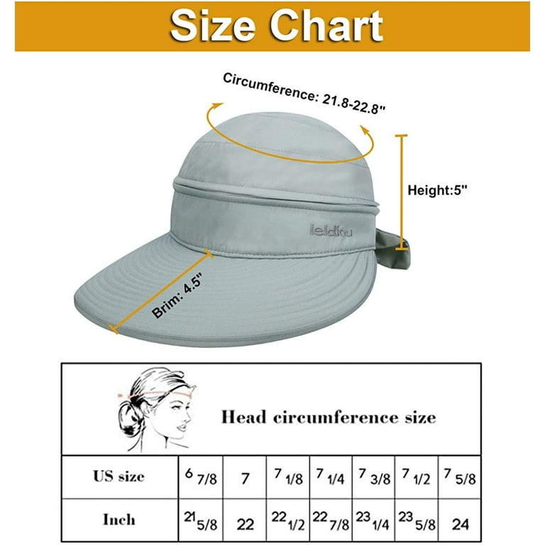 Wide Large Brim Sun Hat Summer UV Protection Thin Hat 2 in 1 Beach
