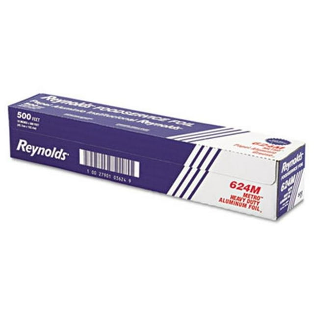 Rfp Rouleau de Papier Aluminium Metro, Jauge Standard, 18 Po x 500 Pi, Argent