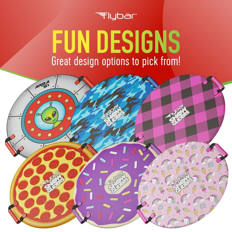 Flybar Kids 26' Alien Foam Saucer Disc Snow Sled for Kids Flybar Kids 26' Alien Foam Saucer Disc Snow Sled for Kids
