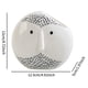 thumbnail image 2 of Jarrón de cerámica con forma de rostro humano Macarena moderno para decoración de hogar, 2 of 8