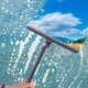 thumbnail image 1 of Limpiador de ducha giratorio de 13 pulgadas | Limpiador de vidrios con cuchilla de goma suave | Limpiador de espejos de baño con mango ergonómico | Eliminador de manchas de agua multiusos para, 1 of 5