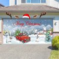 Black and Friday Deal 2024!Double Garage Door Christmas Decorations