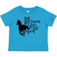 thumbnail image 3 of Inktastic Live Like Someone Left the Gate Open Horse Silhouette Boys or Girls Toddler T-Shirt, 3 of 5