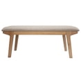 thumbnail image 1 of Banca Oviedo Color Beige Para 2 Personas Exterior o Interior Estilo Natural, 1 of 4