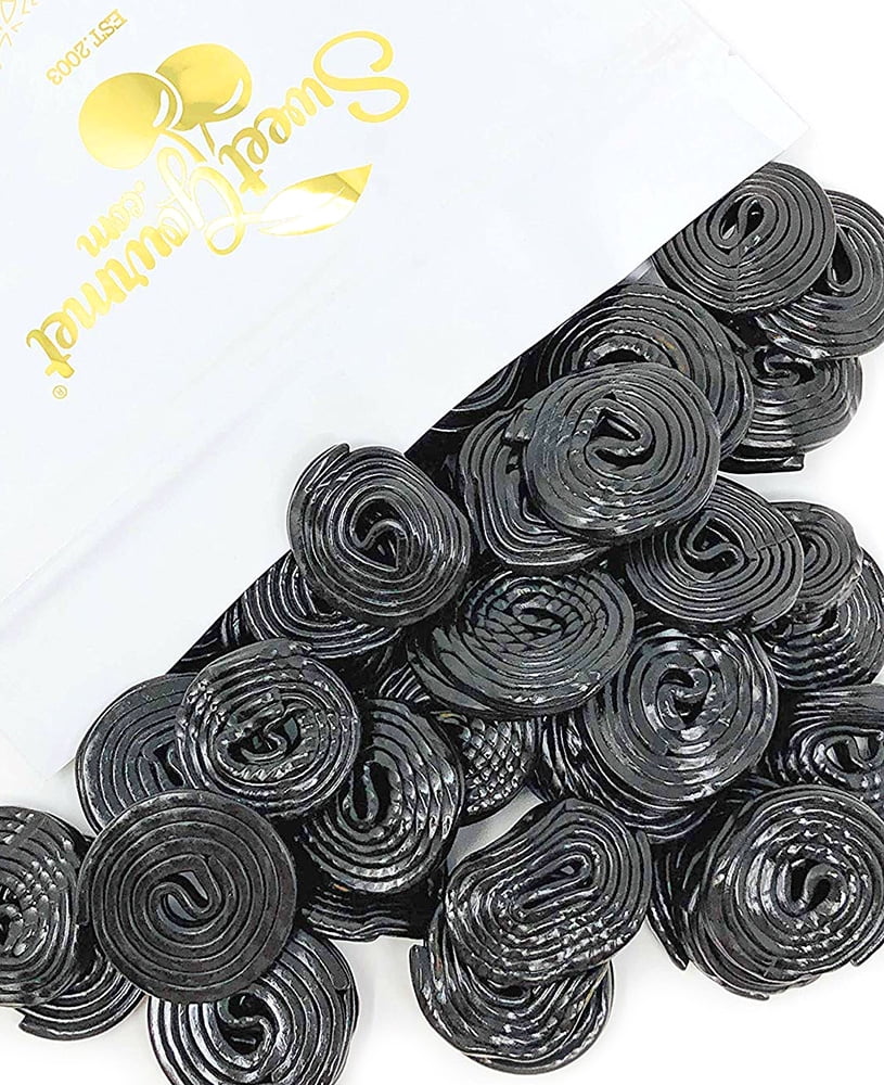 SweetGourmet Italian Black Licorice Wheels | Bulk Candy | 3 Pounds