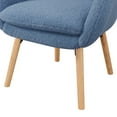 thumbnail image 6 of Convenience Concepts Take a Seat Charlotte Wingback Sherpa Accent Armchair, Sherpa Blue, 6 of 12