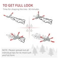 thumbnail image 5 of 7ft Snow Flocked Pencil Christmas Tree - Pink Artificial Xmas Tree with Realistic Branches, 5 of 9