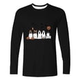 thumbnail image 3 of Mineart Men's Long Sleeve Crew Neck Shirts Tops Featuring Halloween Print for Costume Events and Casual Daily Wear, 3 of 5