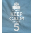 thumbnail image 2 of Tstars Boys Unisex 5h Birthday Gift Birthday Cake Graphic Tee Birthday Gift for 5 Year Old Birthday Gift for Boys I Can't Keep Calm I'm 5 Children's Birthday Party B Day Cute Kids T Shirt, 2 of 8