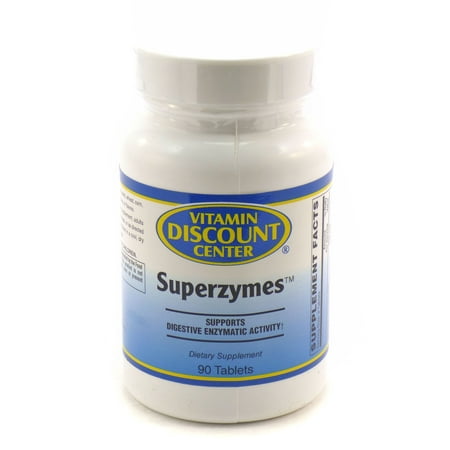Superzymes digestif Supplément enzymatique par Vitamin Discount Center - 90 comprimés
