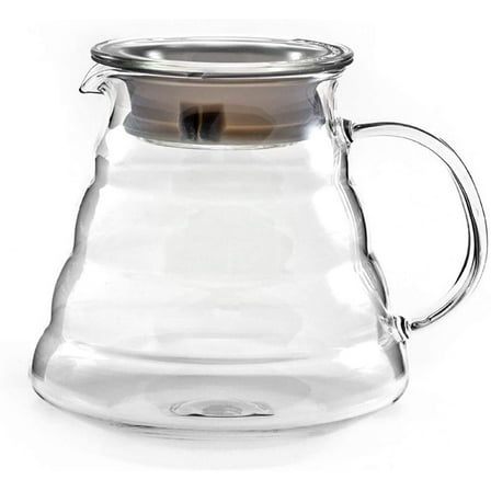 600ml Coffee Server, Standard Glass Coffee Carafe, Coffee Pot, Clear