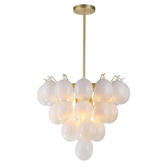 Artcraft Lighting Globo Collection 9Light Chandelier Brass