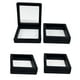 thumbnail image 3 of 4x 4 Uds Vitrina de Marco Flotante 3D, Caja de Almacenamiento de Joyas, Caja de Presentación 3D, Vitrina Transparente de Monedas para Collar de Pulser 4 piezas, 3 of 8