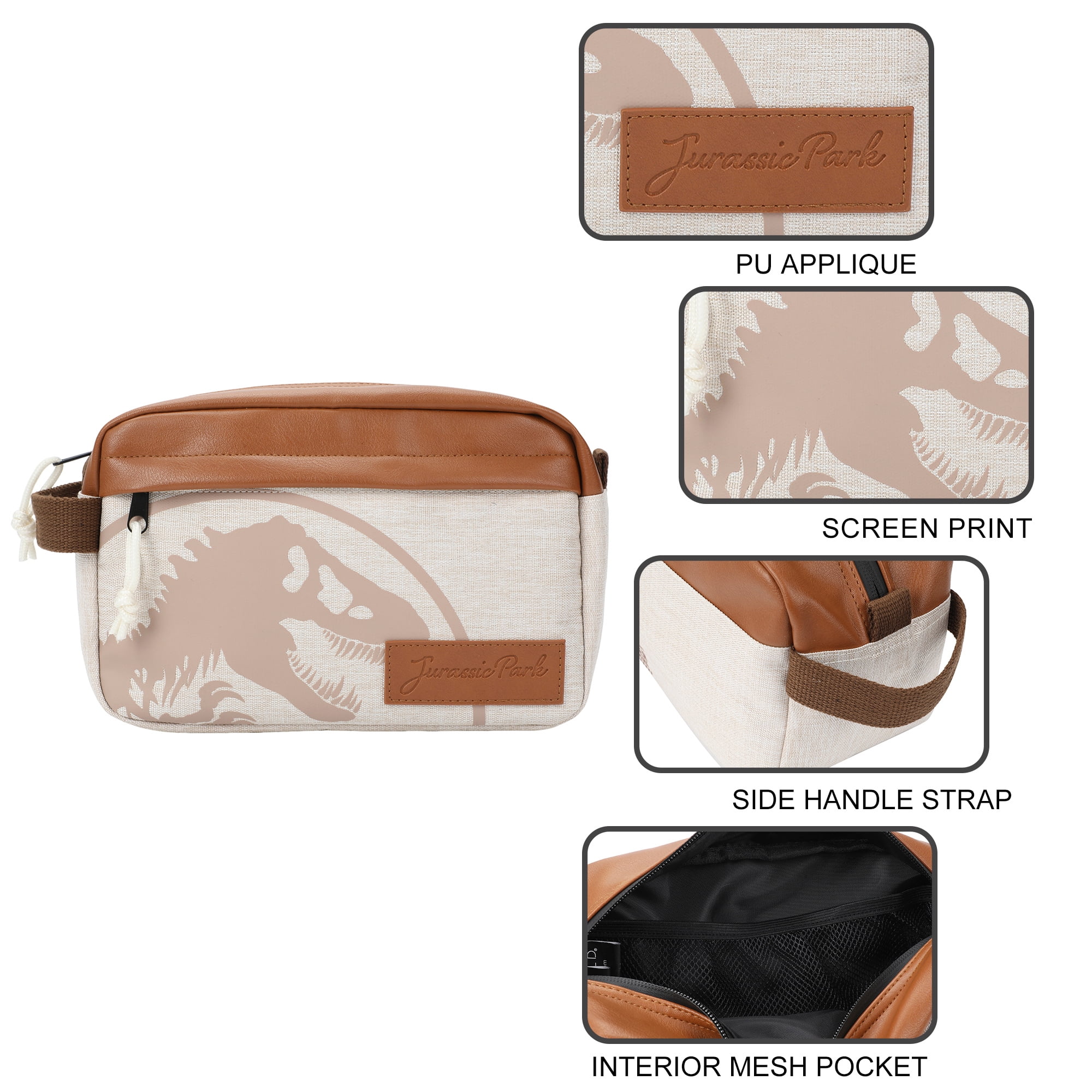 Jurassic Park Park Ranger Travel Cosmetic Bag