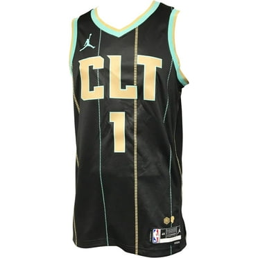 Mens Jersey V Neck Dri Fit  Lamelo Ball 1 DO9587 Black Stripe (X-Large)