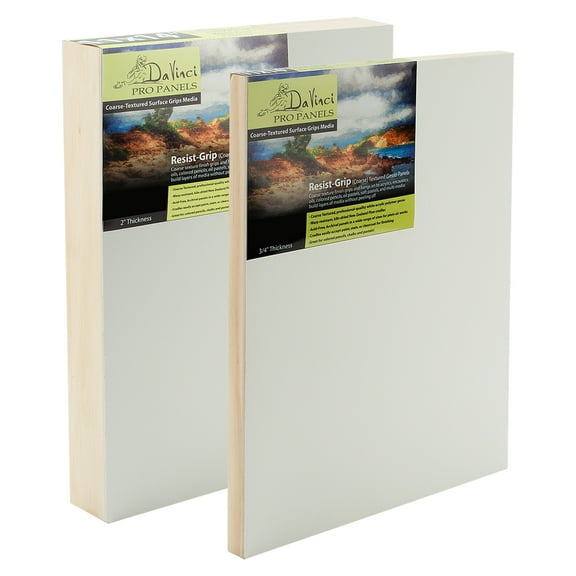 Jerry's Superior Quality Birch Wood Painting Panels [Resister Grip Gesso - 12x12] - Sanded Canvas Boards for Art Supplies, Ideal for Permanent Work of Art, Suitable for DIY Canvas, Bulk Canvas Set