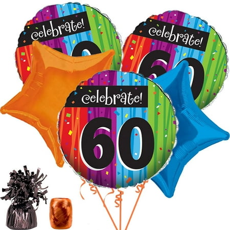 MILESTONE CELEBRATIONS 60TH  BALLOON KIT Party  Supplies  