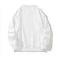 thumbnail image 4 of Hueook Sweatshirts for Men Fall Winter Pullover Hoodies for Mens Plus Size Long Sleeves Round Neck Fashion Loose Casual Blouse Tops with Pocket Casual Sweater Top on, 4 of 4