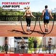 thumbnail image 2 of Jump Rope, Weighted Jump for Men Women 2.5 lb Heavy Skipping Rope for Exercise Home & Outdoor Workout, 2 of 7