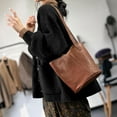 thumbnail image 4 of Women's Winter Casual Knit Sweater with Round Neck, Buttoned Cardigan Design, Loose Fit for Oversized Comfort, 4 of 7