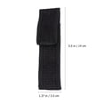thumbnail image 2 of Shisuyan 5Pcs Cloth Flashlight Flashlight Bag Electric Torch Bag Mini Torch Storage Bag (Black), 2 of 8