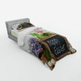 thumbnail image 2 of Ambesonne Easter Bedding Set 3 Pcs, Flowers Eggs on Table, Twin, Multicolor, 2 of 2