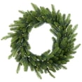 thumbnail image 2 of Northlight Real Touch™ B/O Pre-Lit Noble Fir Christmas Wreath - 24" - Warm White LED, 2 of 9