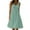 Green, variant on Mgmyaa Summer Dresses for Women 2025, Plus Size Classy A-line Tank Dress, Casual Loose Crewneck Sleeveless Sundress, Solid Color Print Party Beach Midi Dress with Pockets for Graduation Gifts (S-5XL)