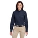 thumbnail image 1 of Camiseta Foundation de mujer Harriton sarga de manga larga 100 % algodón Teflon NAVY OSCURO XL M581W, 1 of 1