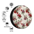thumbnail image 4 of Naloa Rose Flowers PVC Leather Spare Tire Wheel Cover for Car Truck SUV Camper Trailer Universal Fit many size16 inch, 4 of 6