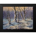 thumbnail image 2 of Chodyukov, Aleksander 18x15 Black Modern Framed Museum Art Print Titled - Snowy River II, 2 of 5