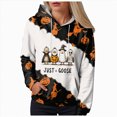 thumbnail image 3 of Godom Plus Size Hoodies for Women Halloween Long Sleeve Pullover Shirts Drawstring Tops S-5XL, 3 of 6