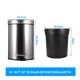 thumbnail image 3 of Toystoory Cubo de basura con pedal silencioso de acero inoxidable con tubo interior desmontable plateado para cocina Suministros de limpieza para el hogar 3L Toystoory HA025282-01, 3 of 6