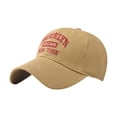 thumbnail image 2 of Alphabet Embroidery Solid Color Duck Hat Trend Personality Outdoor Print Breathable Mesh Hat, 2 of 4