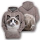 thumbnail image 2 of Sudadera con capucha con estampado 3D de gato británico de pelo corto para hombre, jerseys de manga larga, sudaderas con capucha de gran tamaño con estampado de gatos lindos para primavera y otoño, 2 of 5