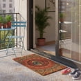 thumbnail image 2 of Abbott Doormat Durable Natural Coco Coir Doormat, Weather Resitant Mat Outdoor & Indoor Entrance, Home Decor Large Doormat, 18x30", Psychedelic Eye, 2 of 6