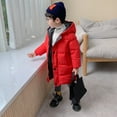 thumbnail image 2 of Toddler Girls' Boys' Cute Jackets & Coats Baby Kids Winter Thick Warm Parkas Hooded Windproof Outwear Jackets For Boys Girls Size 5-6T, 2 of 7