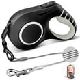thumbnail image 6 of BEBANG Retractable Dog Leash with Chew Proof Wire Rope, 20ft Dog Leash Retractable with Poop Bag Dispenser for Small Medium Large Dog Up to 110lbs, 6 of 10