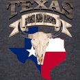 thumbnail image 3 of CafePress - Bull Skull Born Texas Long Sleeve T Shirt - Womens Hooded Shirt, 3 of 3