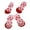 Pink, variant on Cheers US 4Pcs Anti Slip Dog Socks Pet Paw Heart shape Printing Comfortable Dog Accessories Non Slip Warm Paw Protector for Pet Protection