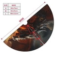 thumbnail image 3 of Sikiie Fiery Dragon Of Chaos 30-48 inches {designName} Print Christmas Tree Skirt Snowman Xmas Tree Skirt with Edge Christmas Decorations for Holiday Party-48", 3 of 7
