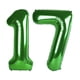 thumbnail image 1 of Números de globos Enyeopd de 40 pulgadas, verde oscuro, para fiesta de cumpleaños, 1 of 6