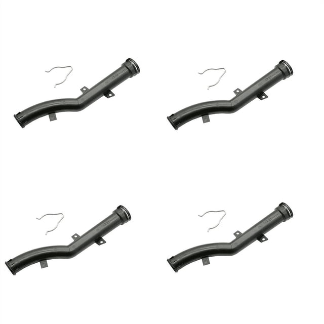 4X New Water Pump to Thermostat Housing Pipe for Mini Cooper R55 R56 R57 R60 R61,4 x Thermostat Housing Pipe,black