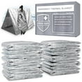thumbnail image 1 of Manta térmica de emergencia Swiss Safe, paquete de 25, color plata, 1 of 6