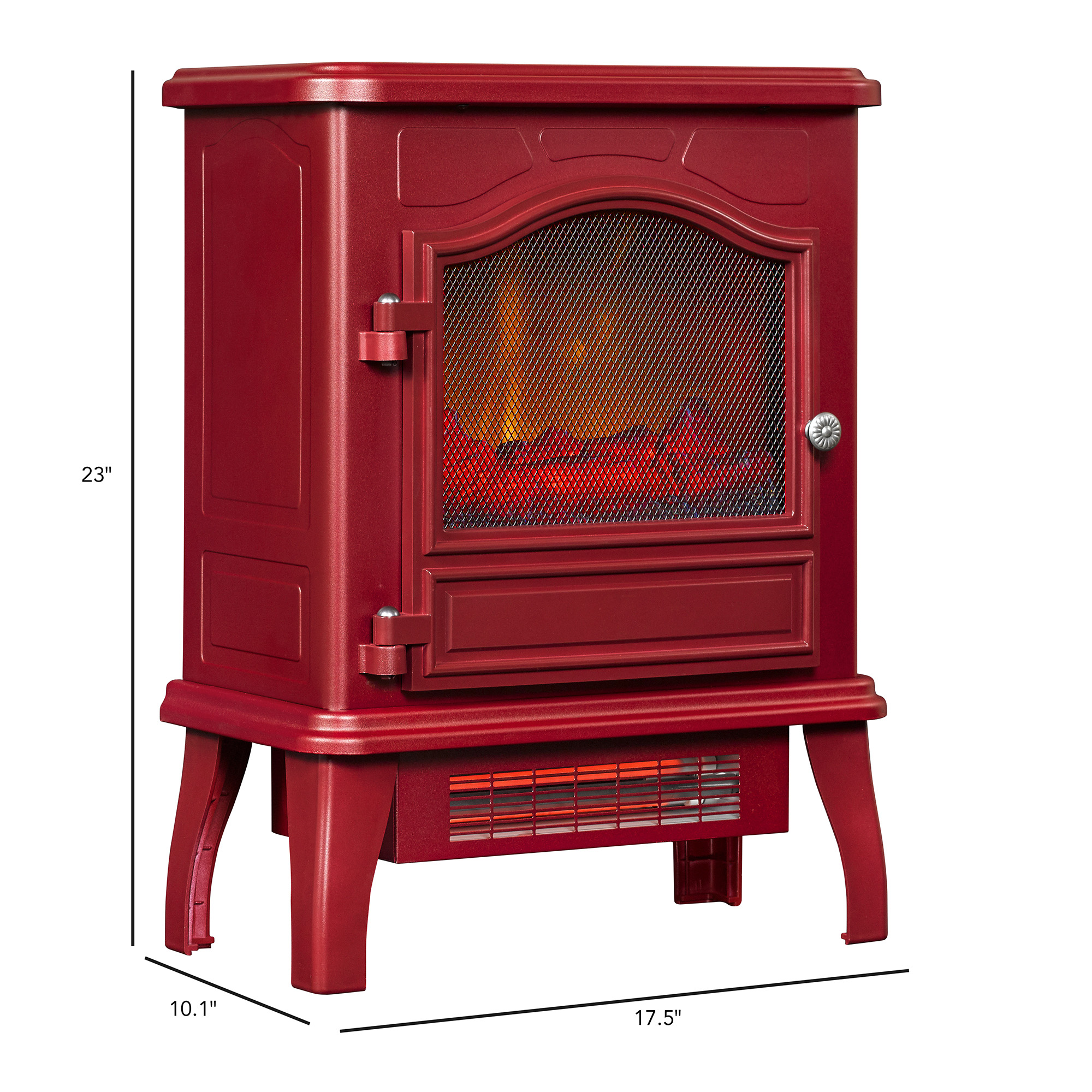 ChimneyFree Powerheat Infrared Quartz Electric Stove Heater, 1500W, Cinnamon - image 2 of 16