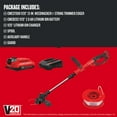 thumbnail image 6 of BLACK+DECKER CM-CST900D1 20V Battery-Powered Straight Shaft String Trimmer/Edger Kit, 6 of 8