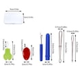 thumbnail image 3 of Bewildely Enhebrador de agujas, herramientas para máquinas de coser, agujas pequeñas, bordado para el hogar, suministros para manualidades DIY para Artesanía Tipo 1 Bewildely HA012285-01, 3 of 6