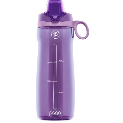 Pogo Plastic Water Bottle with Chug Lid and Carry Handle, Reusable, BPA  Free, Dishwasher Safe, Perfe…See more Pogo Plastic Water Bottle with Chug  Lid